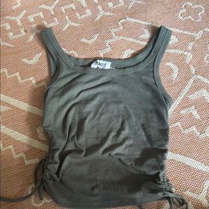 princess polly green cinched tank